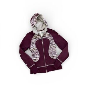 Lululemon Athletica Special Edition Faire Isle Hooded Sweater Size 10